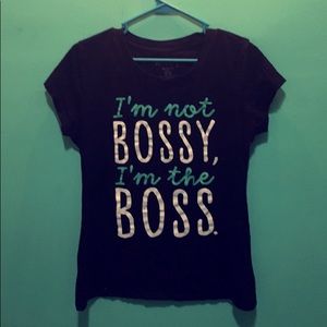 I’m not bossy I’m the boss graphic tee